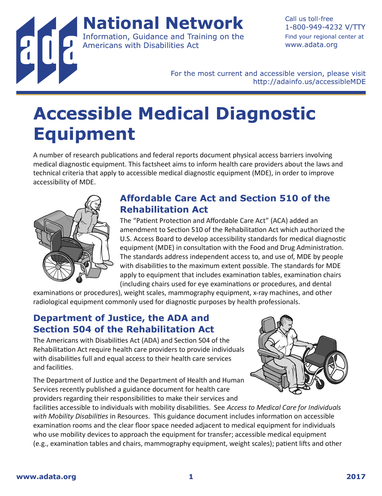 thumbnail of first page of Accessible Medical Diagnostic Equipment pdf