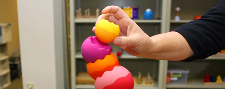 stacked sensory balls