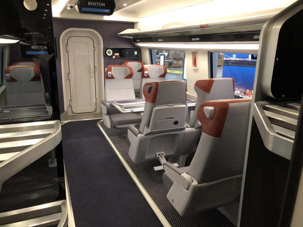 A Look Inside Amtrak S Next Gen Acela Express Center For