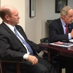 Delaware US Senators Chris Coons and Tom Carper