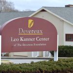 A sign outside a health care facility reads Devereux Leo Kanner Center