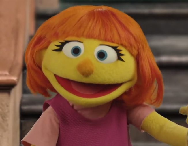 julia from sesame street doll