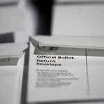 Official ballot return envelope