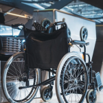 Wheelchair in an airport