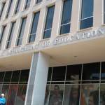 Exterior of a US Department of Education building